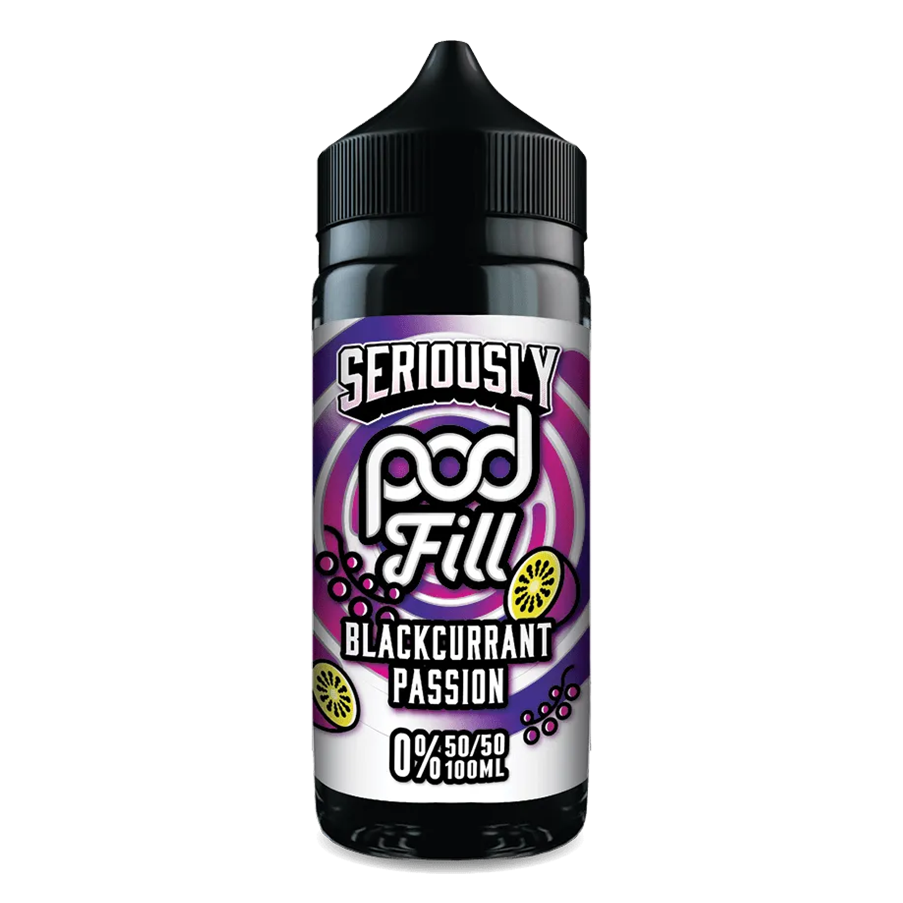 Seriously Pod Fill Blackcurrant Passion 50/50 100ml Shortfill