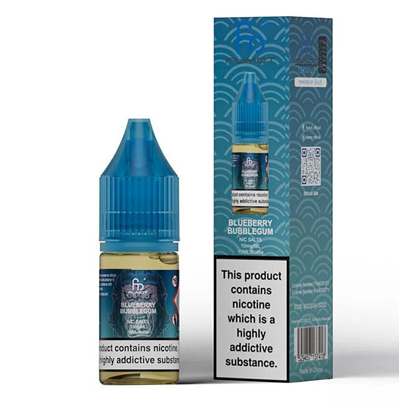 Blueberry Bubblegum Nic Salt by RandM - Nic Salts UK