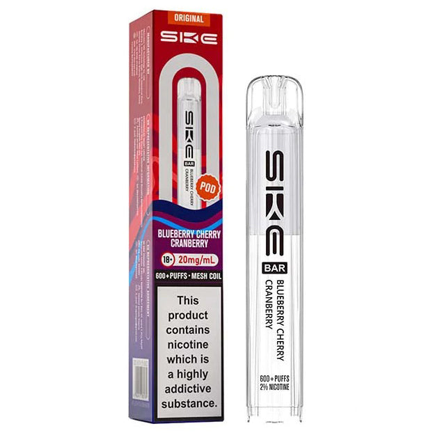 Blueberry Cherry Cranberry Bar 600 20mg Prefilled Pods by SKE Crystal