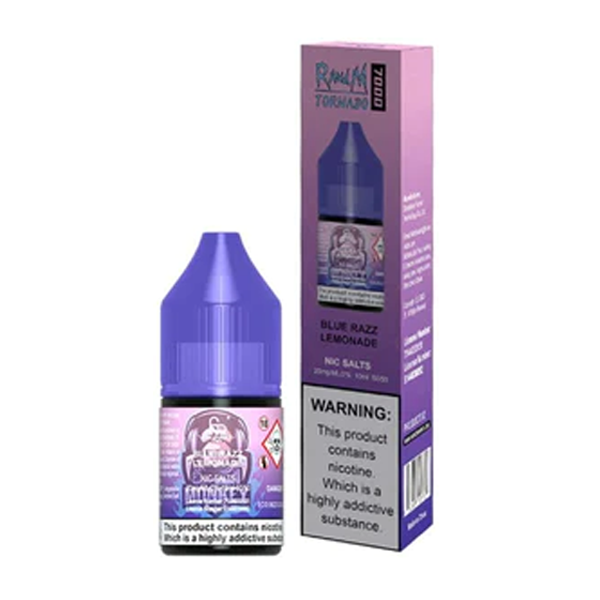 Blue Razz Lemonade RandM 7000 Nic Salt 10ml