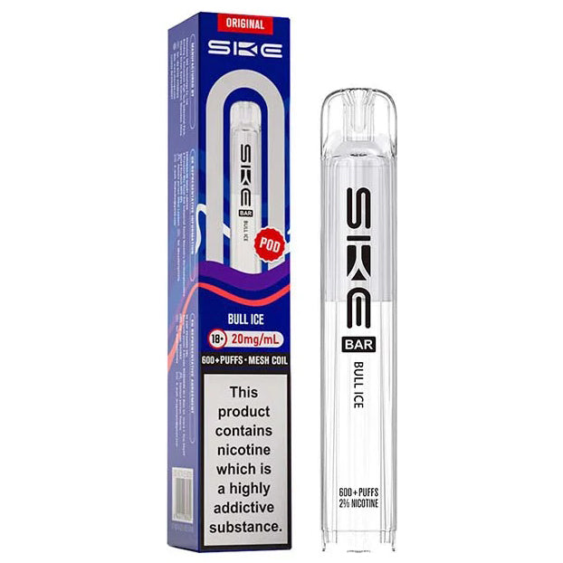 Bull Ice Bar 600 20mg Prefilled Pods by SKE Crystal