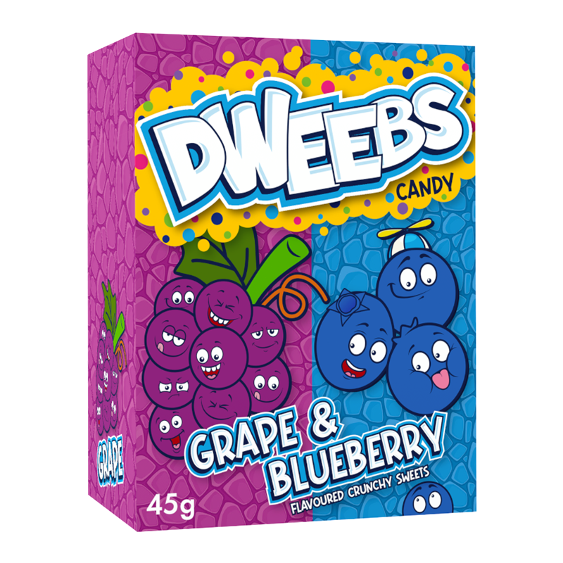 DWEEBS Candy Grape & Blueberry 45g