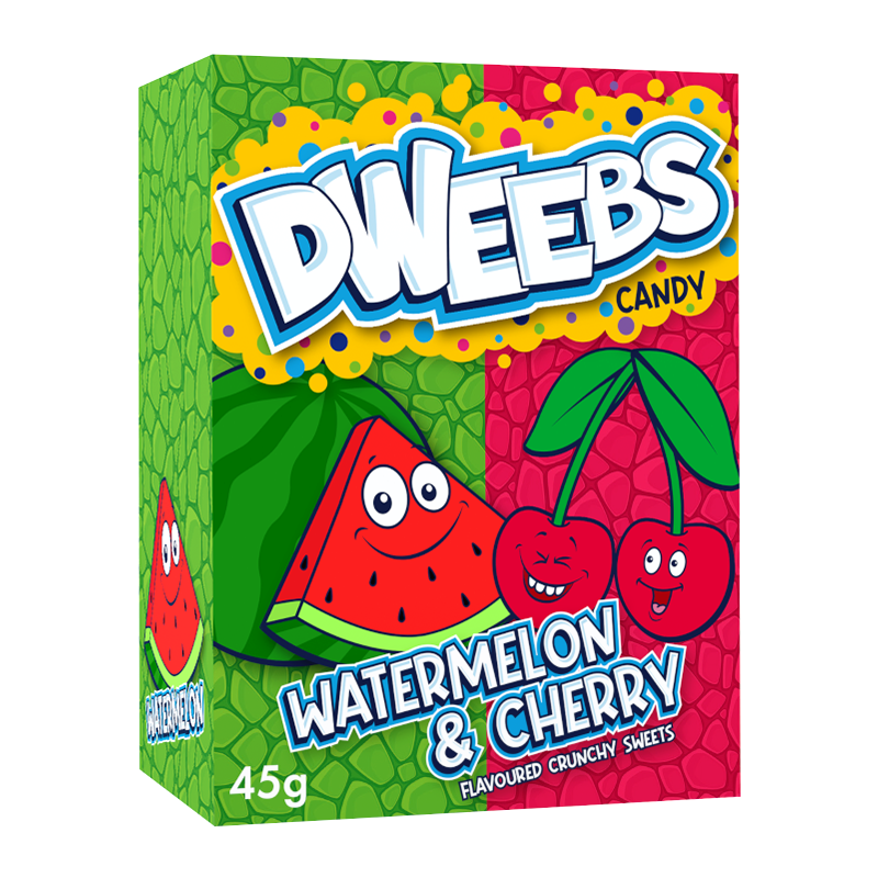 DWEEBS Candy Watermelon & Cherry 45g