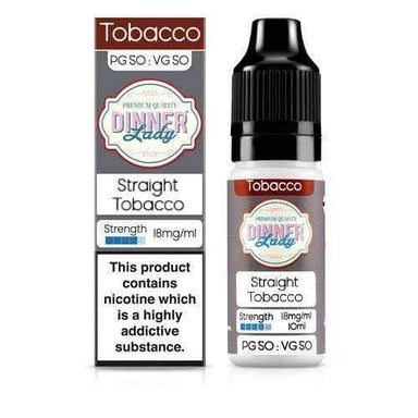 Straight Tobacco E-Liquid by Dinner Lady - 50/50 E-Liquids UK Vapor Shop Direct Straight Tobacco E-Liquid by Dinner Lady - 50/50 E-Liquids UK Vapor Shop Direct