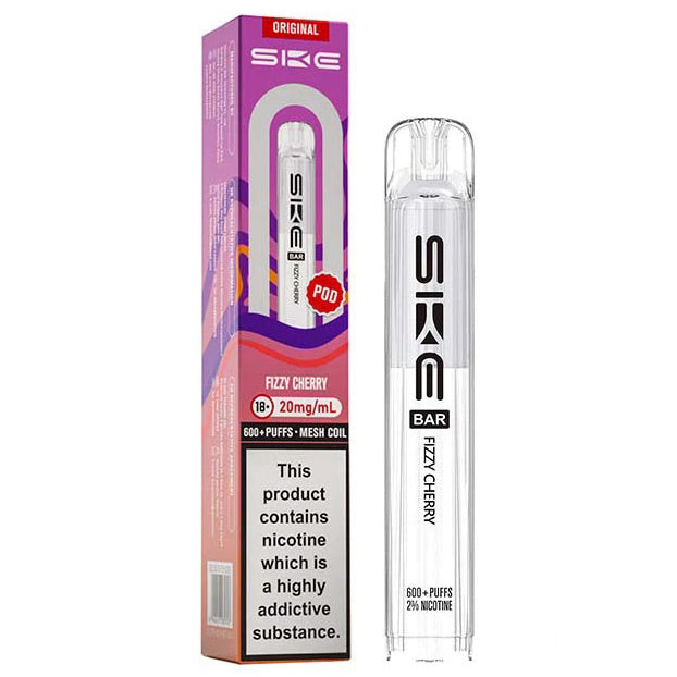 Fizzy Cherry Bar 600 20mg Prefilled Pods by SKE Crystal