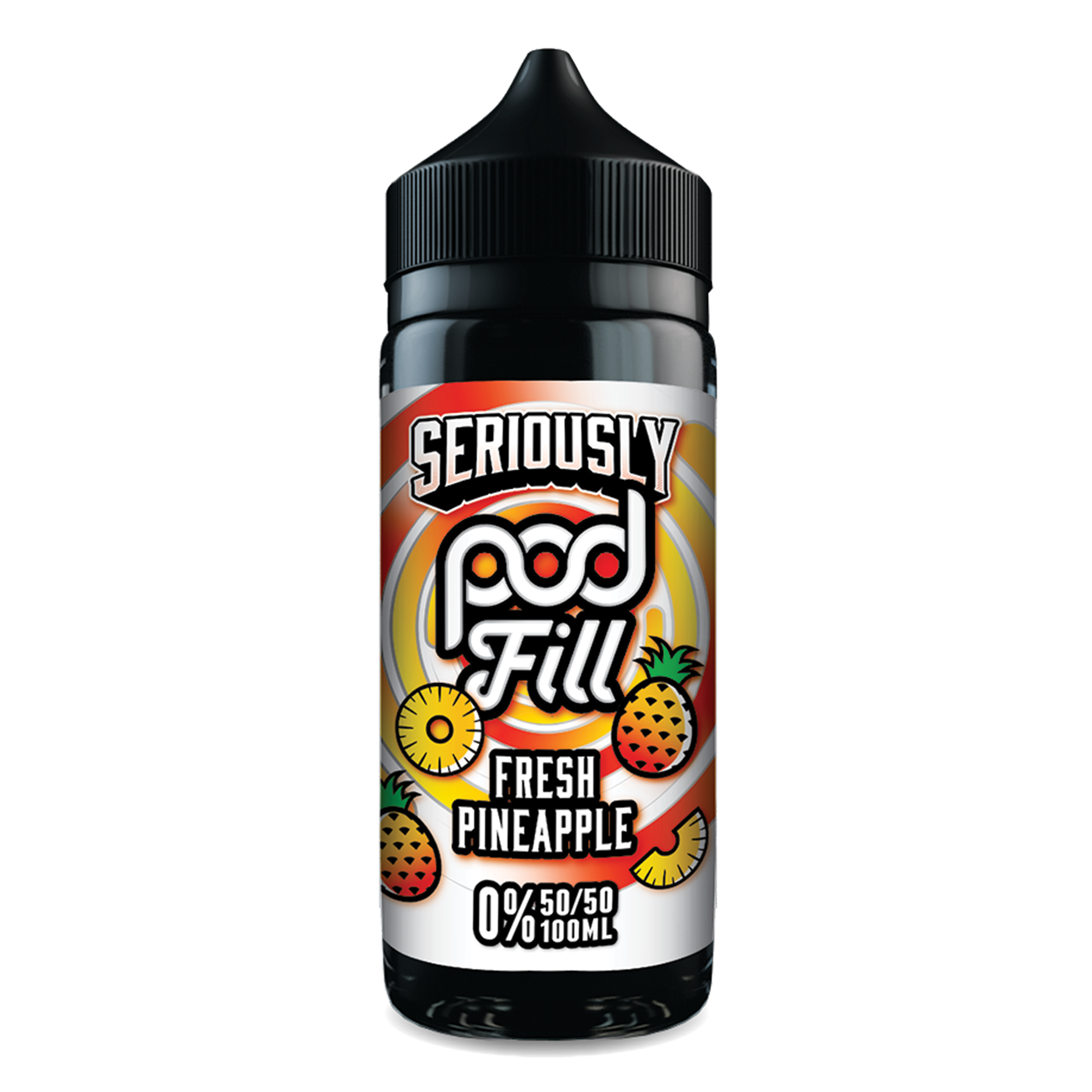 Seriously Pod Fill Fresh Pineapple 50/50 100ml Shortfill