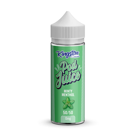 Kingston Pod Juice Minty Menthol 100ml Shortfill