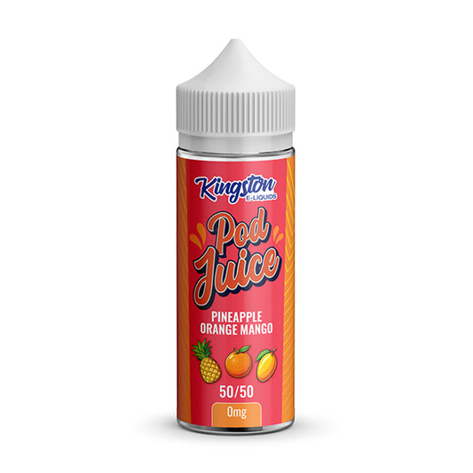 Kingston Pod Juice Pineapple Orange Mango 100ml Shortfill