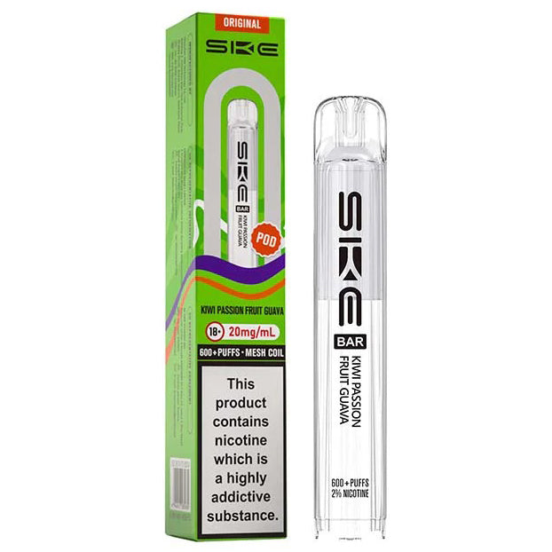 Kiwi Passion Fruit Guava Bar 600 20mg Prefilled Pods by SKE Crystal