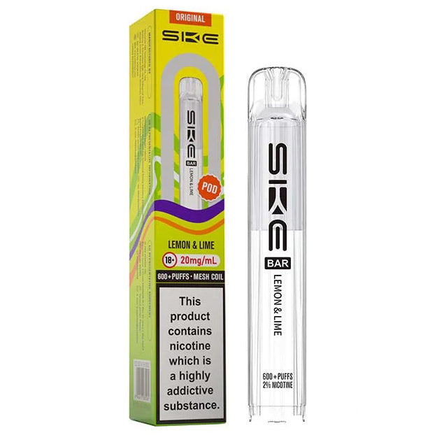 Lemon & Lime Bar 600 20mg Prefilled Pods by SKE Crystal