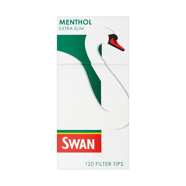  Swan Menthol Extra Slim Filter Tips Full Box 20 Packs Of 120 =  2400 Tips : Health & Household