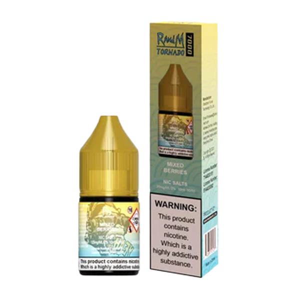 Mixed Berries RandM 7000 Nic Salt 10ml