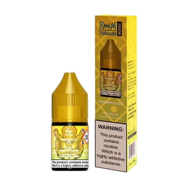 Pineapple Ice RandM 7000 Nic Salt 10ml