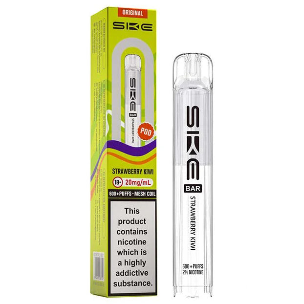 Strawberry Kiwi Bar 600 20mg Prefilled Pods by SKE Crystal
