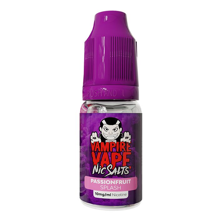 Passionfruit Splash 50/50 E-Liquid by Vampire Vape - 50/50 E-Liquids UK