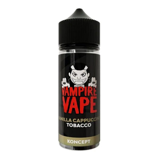 Vanilla Cappuccino Tobacco E-Liquid by Vampire Vape - Shortfills UK