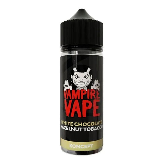 White Chocolate Hazelnut Tobacco E-Liquid by Vampire Vape - Shortfills UK