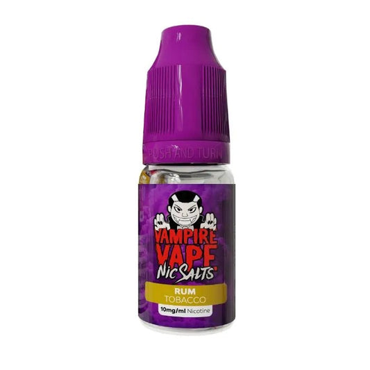 Rum Tobacco Nic Salt by Vampire Vape - Nic Salts UK
