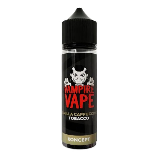 Vanilla Cappuccino Tobacco E-Liquid by Vampire Vape - Shortfills UK
