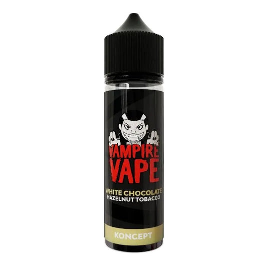 White Chocolate Hazelnut Tobacco E-Liquid by Vampire Vape - Shortfills UK