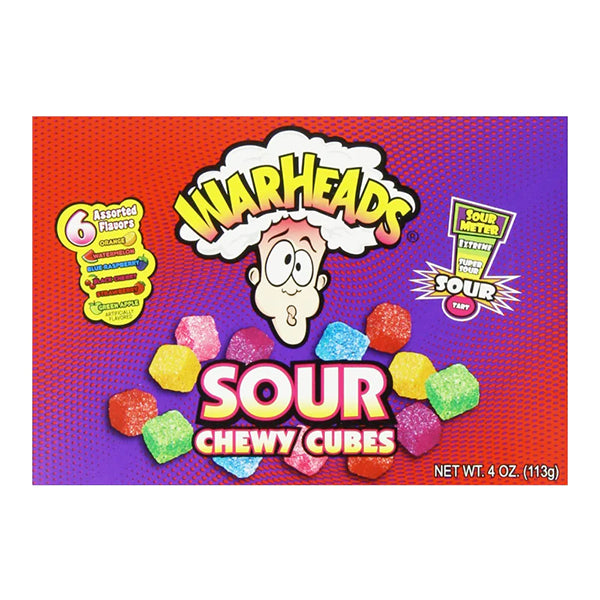 Warheads Chewy Cubes Theater Box (113g)