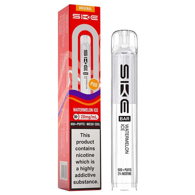 Watermelon Ice Bar 600 20mg Prefilled Pods by SKE Crystal