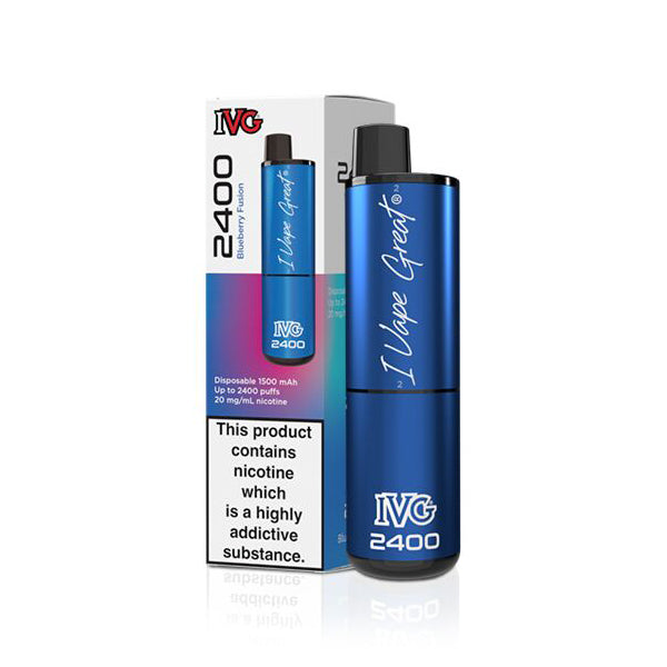 IVG 2400 Blueberry Fusion Disposable Vape