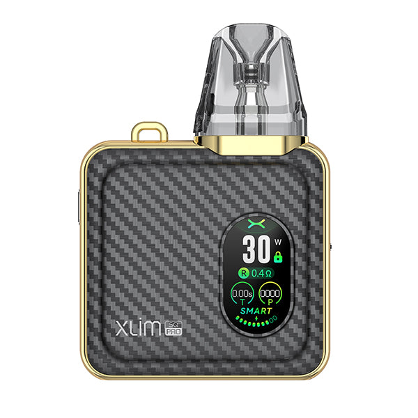 Oxva Xlim SQ Pro Pod vape Kit - Gold Carbon