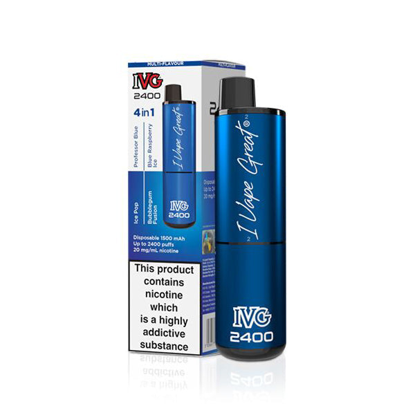 IVG 2400 4 in 1 Blue Edition Disposable Vape