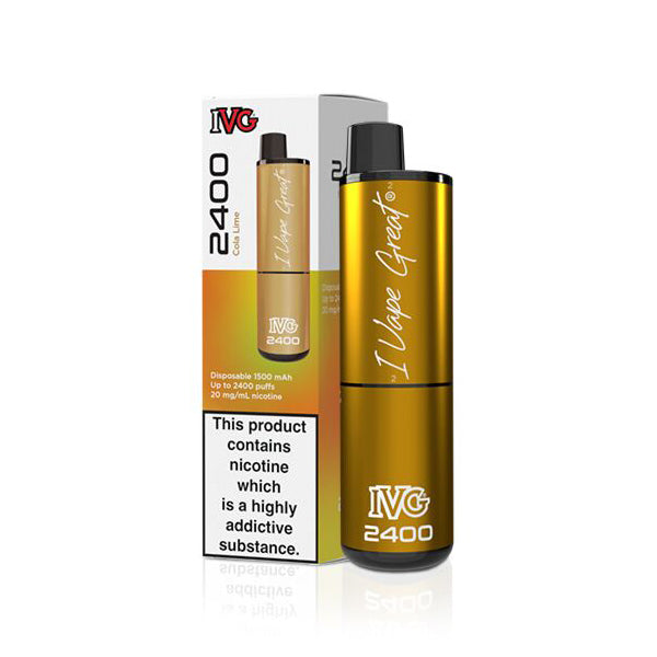 IVG 2400 Cola Lime Disposable Vape