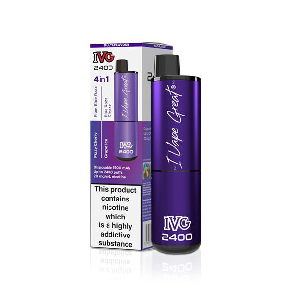 IVG 2400 4 in 1 Purple Edition Disposable Vape