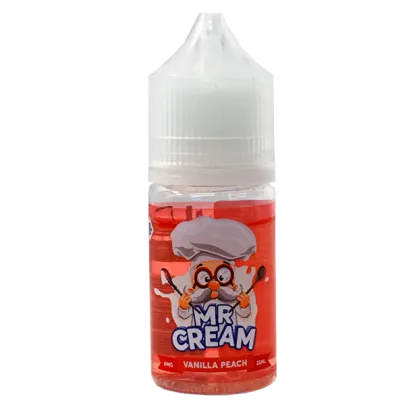 Dr Frost Mr Cream: Vanilla Peach 0mg 25ml Shortfill E-Liquid