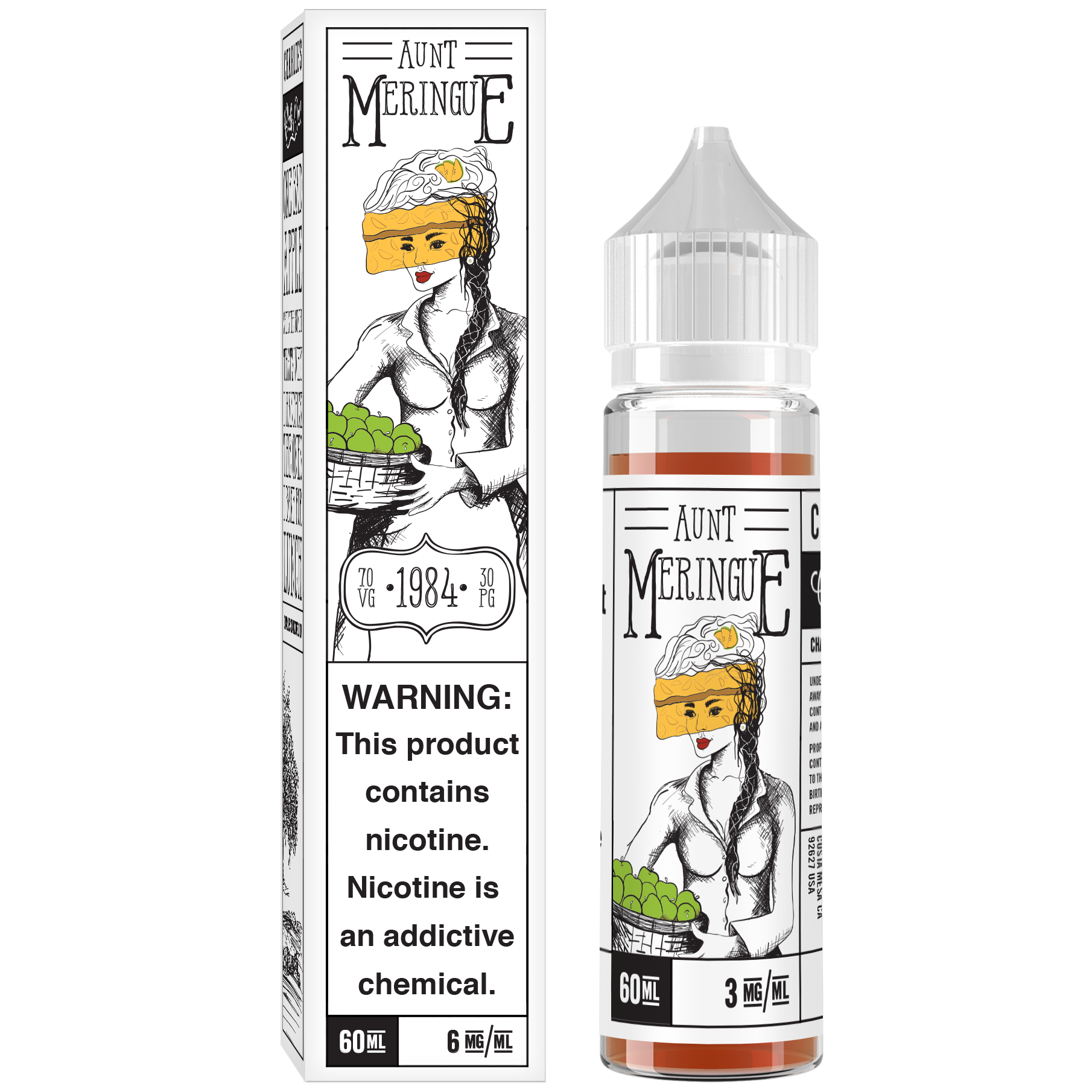 Aunt Meringue E-Liquid by Charlie %۪s Chalk Dust 50ml Shortfill