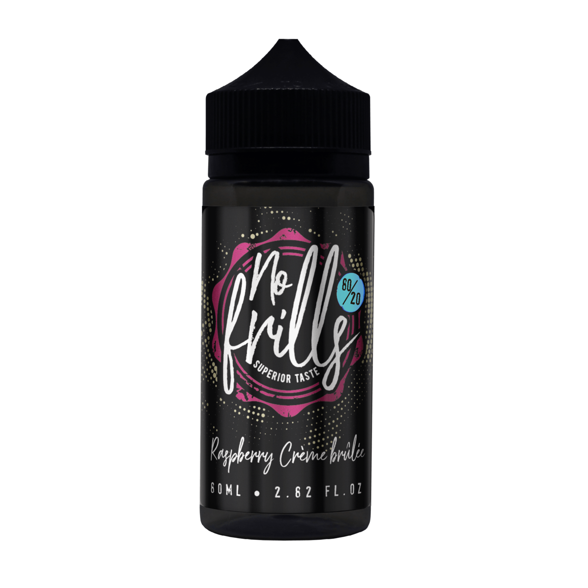 Raspberry Creme Brulee E-liquid by No Frills 80ml Short Fill
