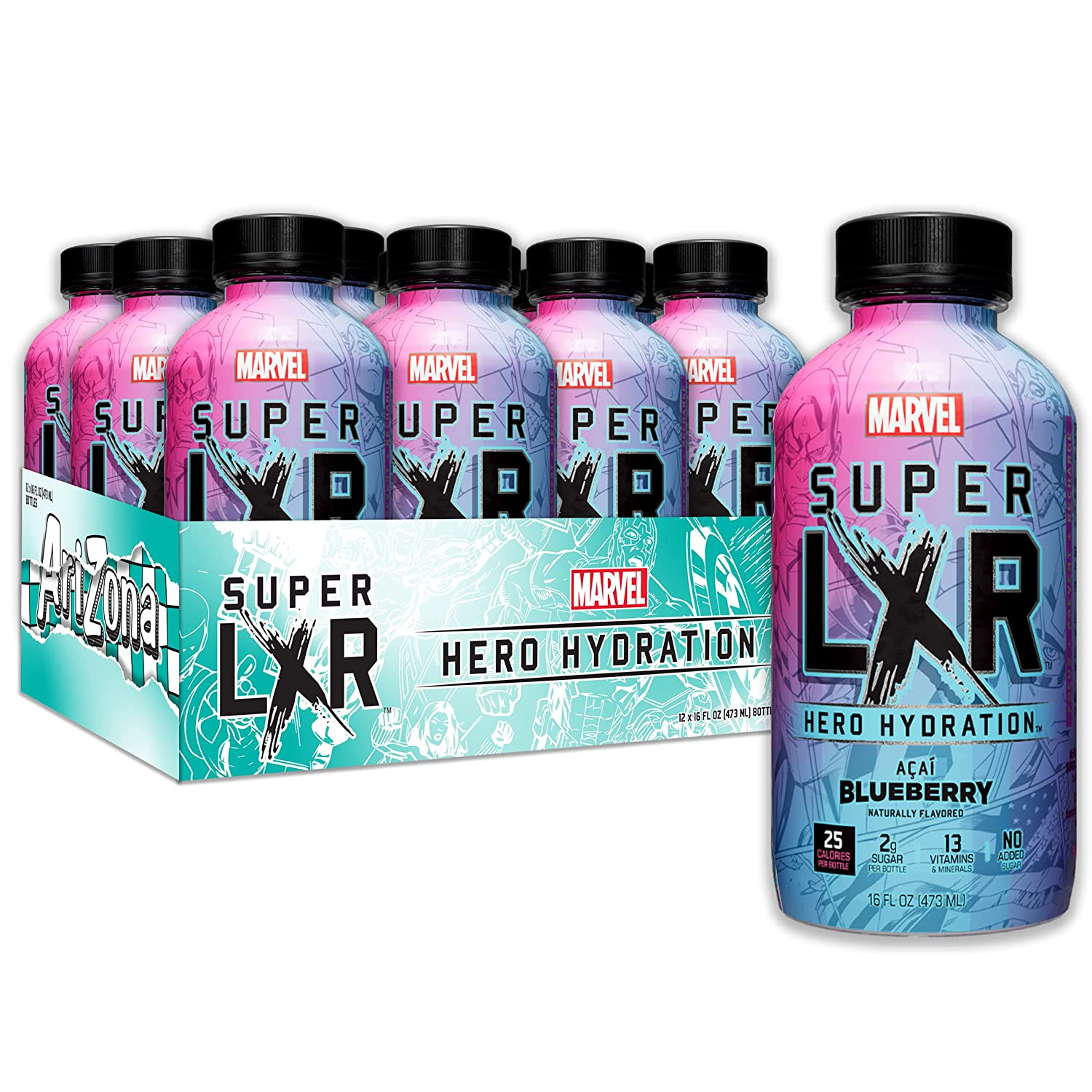 Arizona x Marvel Super LXR Hydration Drink - Acai Blueberry