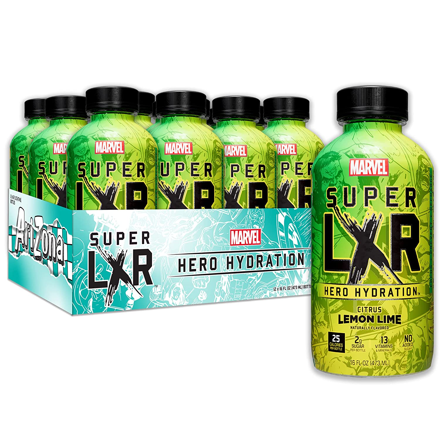 Arizona x Marvel Super LXR Hydration Drink - Citrus Lemon Lime