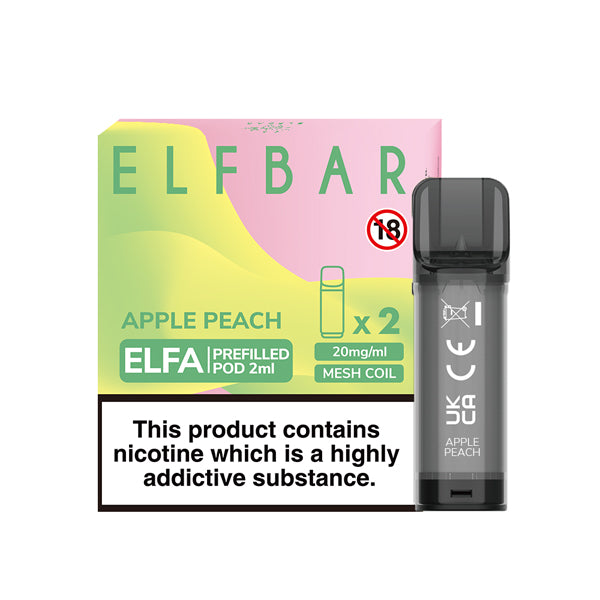 Elf Bar Elfa Prefilled Pods 2pcs-Strawberry Raspberry