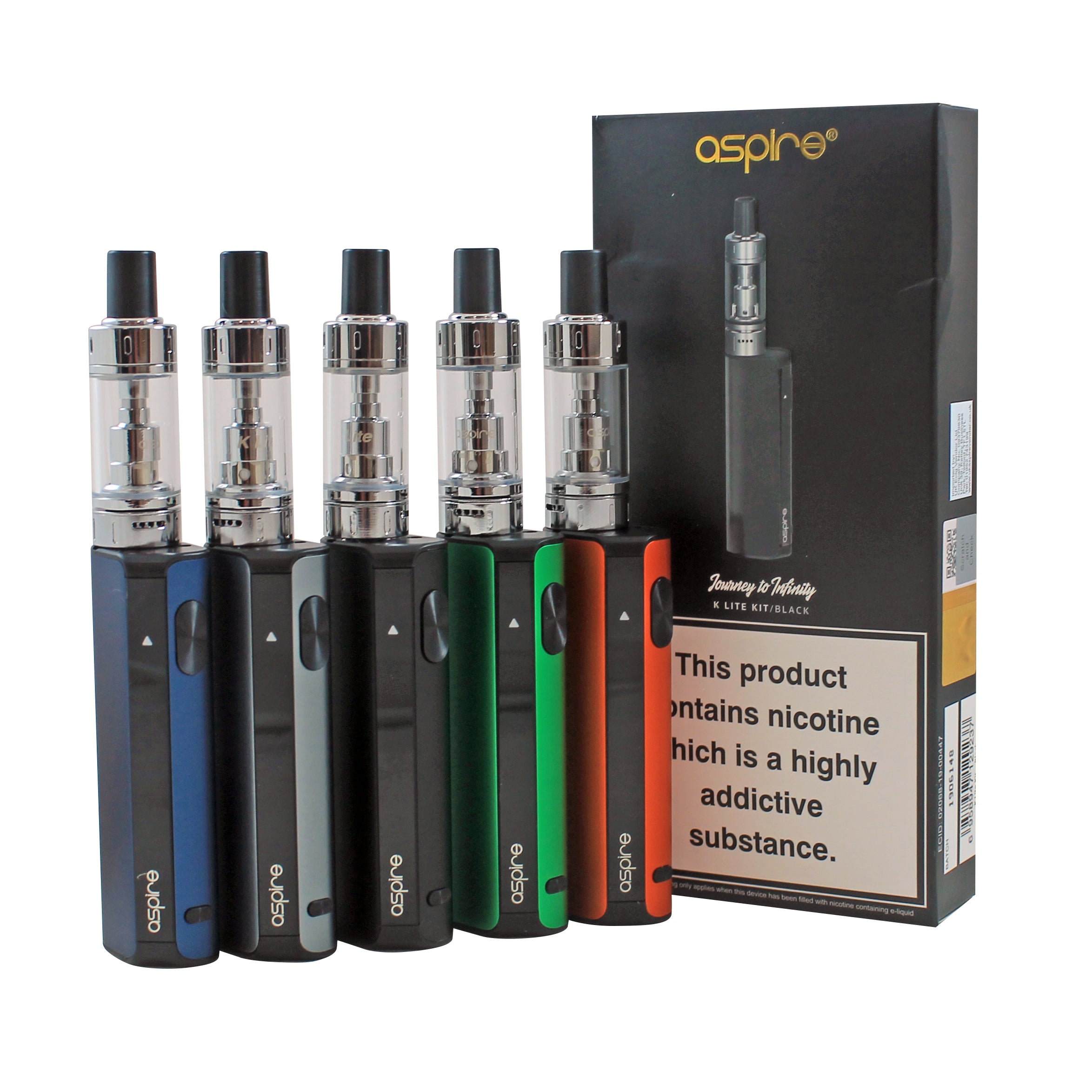 Aspire K Lite Vape Kit-Black