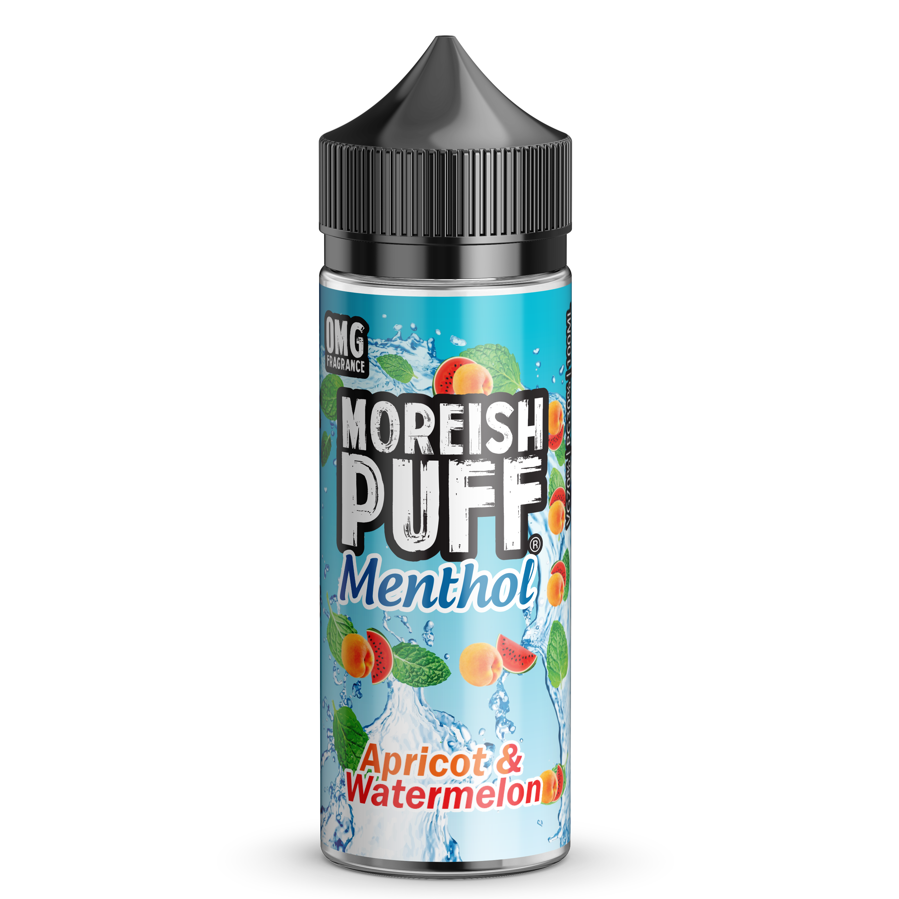 Moreish Puff Menthol Apricot & Watermelon 0mg 100ml Shortfill E-Liquid