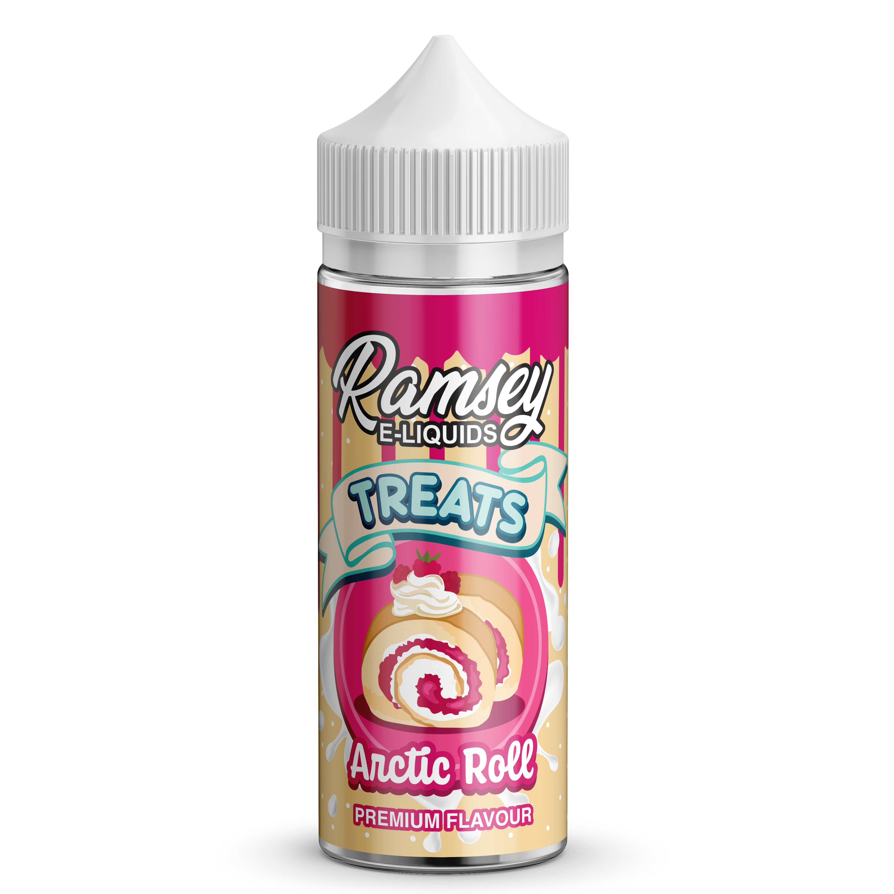 Ramsey E-Liquids Treats Arctic Roll 0mg 100ml Shortfill E-Liquid