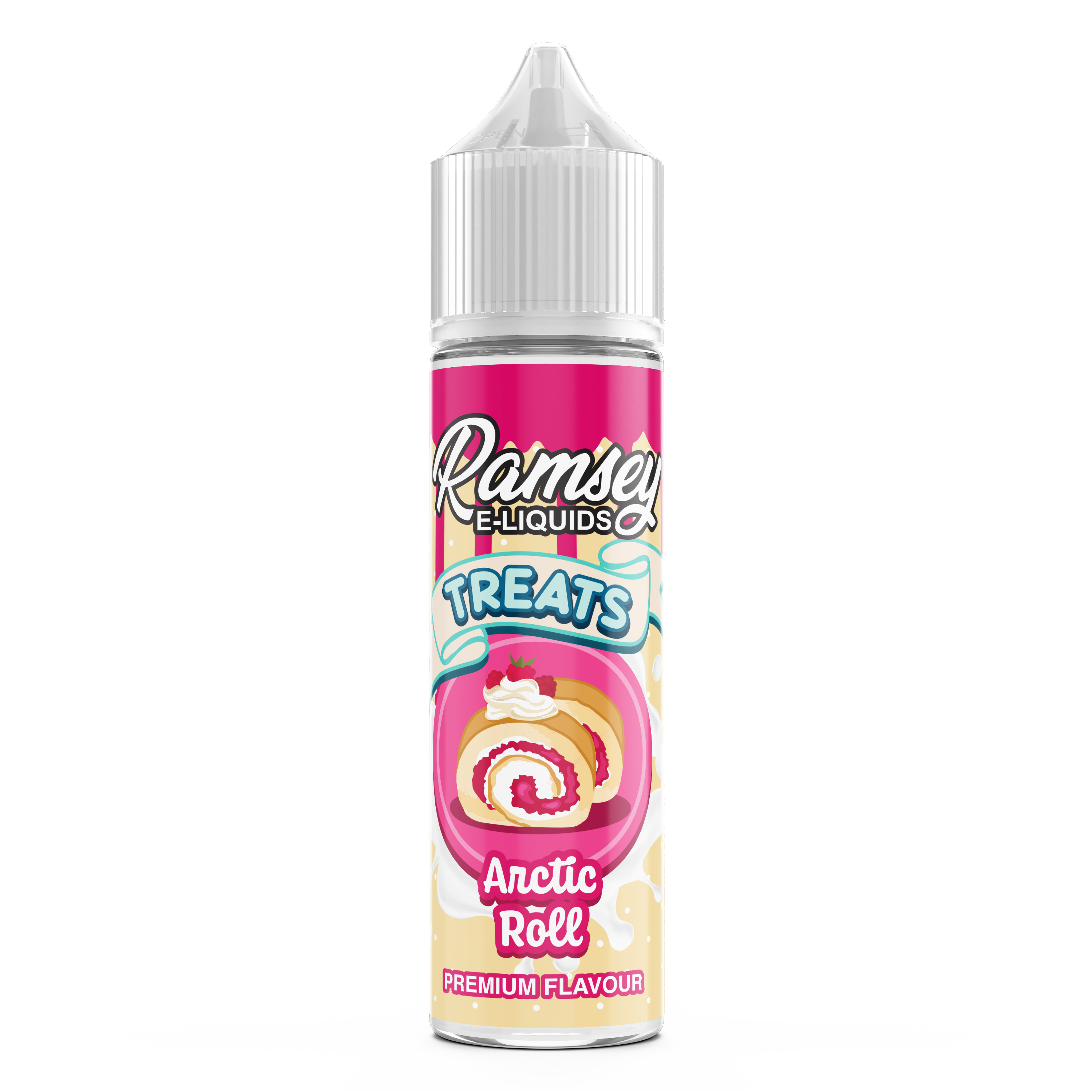 Ramsey E-Liquids Treats Arctic Roll 0mg 50ml Short Fill E-Liquid