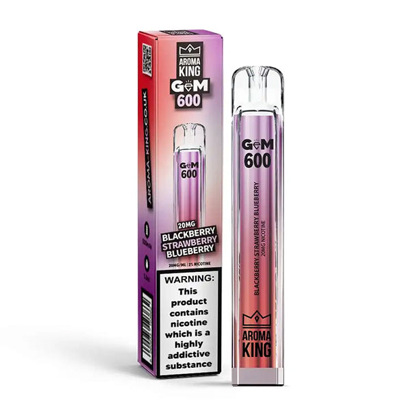 Aroma King Gem 600 Disposable Vape Device - Blackberry Strawberry Blueberry