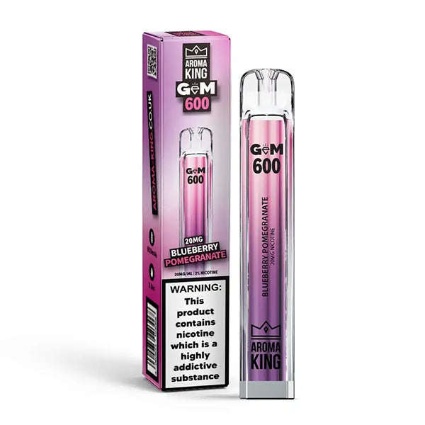Aroma King Gem 600 Disposable Vape Device - Blueberry Pomegranate
