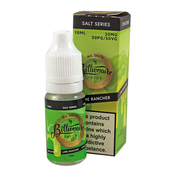 Billionaire Juice Lime Rancher 10ml Nic Salt Out Of Date-10mg