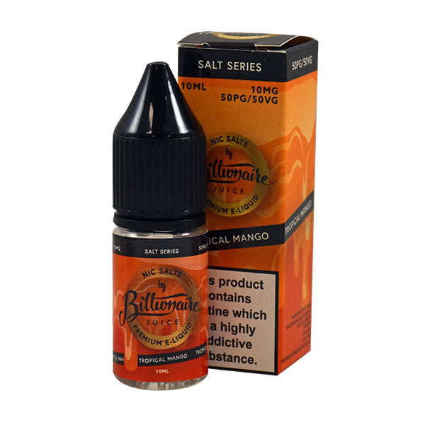 Billionaire Juice Tropical Mango 10ml Nic Salt Out Of Date-10mg