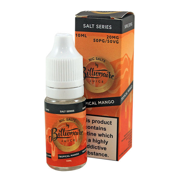 Billionaire Juice Tropical Mango 10ml Nic Salt Out Of Date-20mg