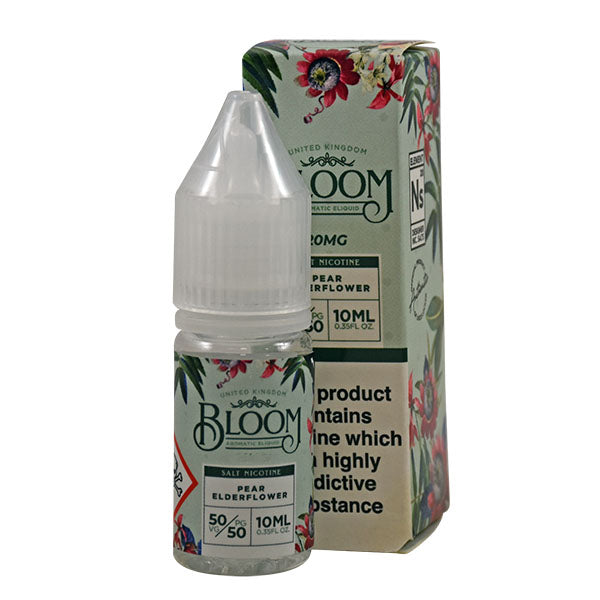 Bloom Pear Elderflower 10ml Nic Salt E-Liquid-10mg