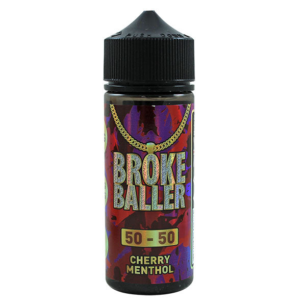 Cherry Menthol E-Liquid by Broke Baller 80ml Shortfill