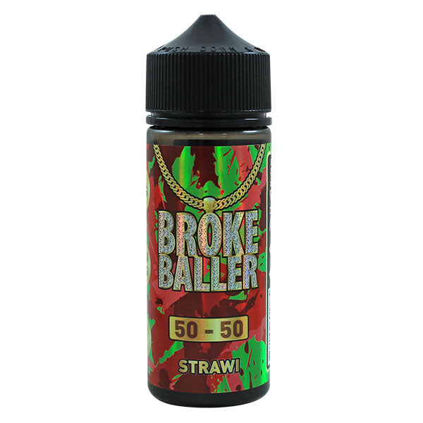 Strawi E-Liquid by Broke Baller 80ml Shortfill