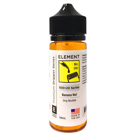Banana Nut E-liquid by Element 100ml Shortfill